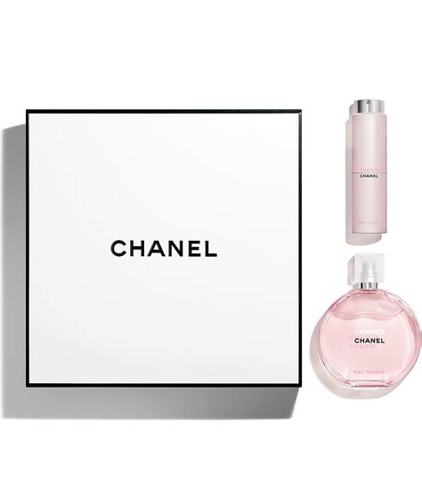 chanel perfume gift wrapped|chanel chance eau tendre set.